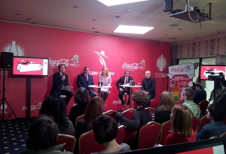 Konferencja Coca-Cola Polska Sp. z o.o. - inauguracja kampanii Piłkoszał EURO 2012 - multimedia, system realizacji, dźwięk.